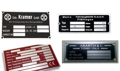 Aluminium plaatjes